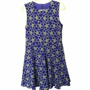 Cute Blue & Yellow Custom Made Dress
